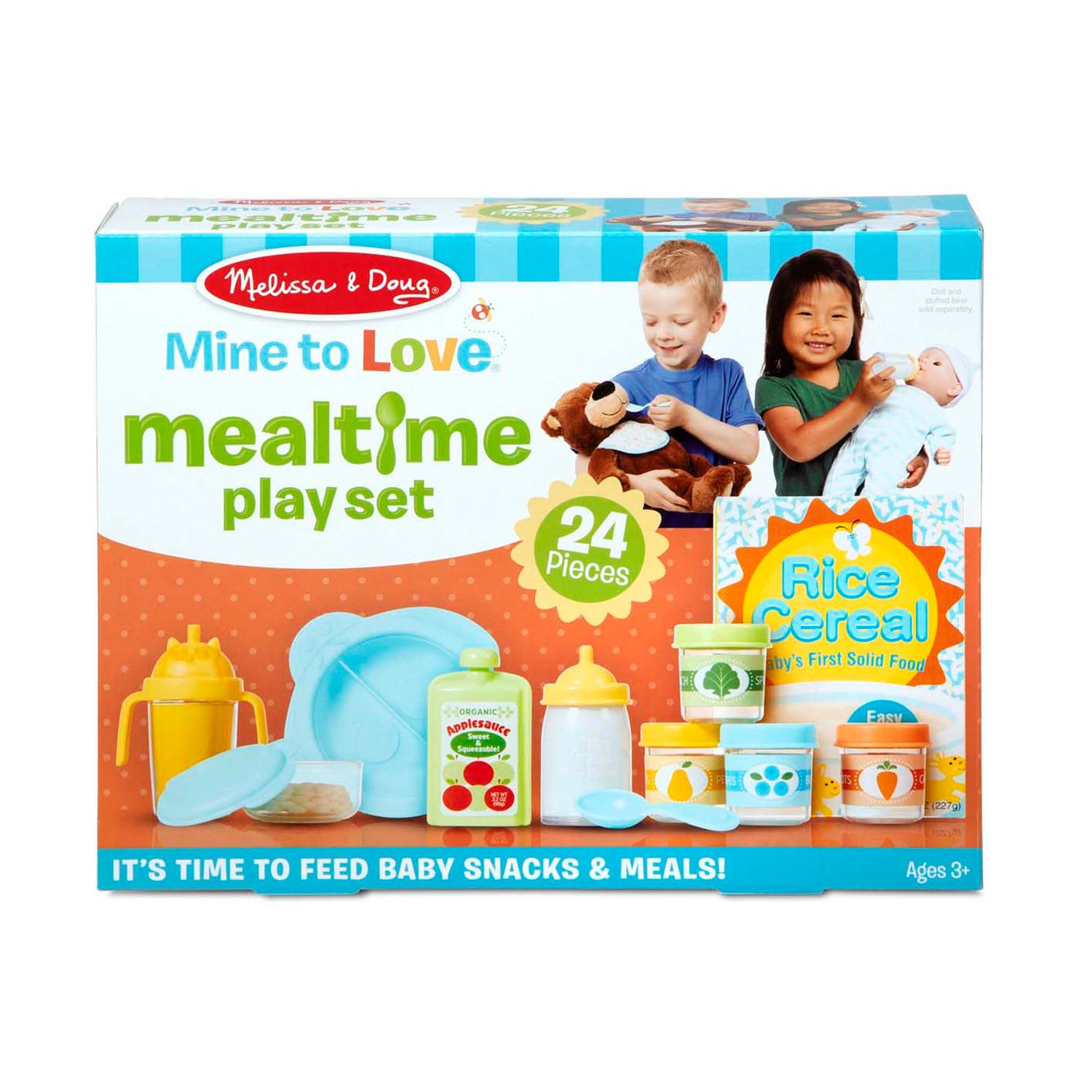 Игровой набор Melissa & Doug Mine to Love для кукол: кормление, 24 предмета — фото 2