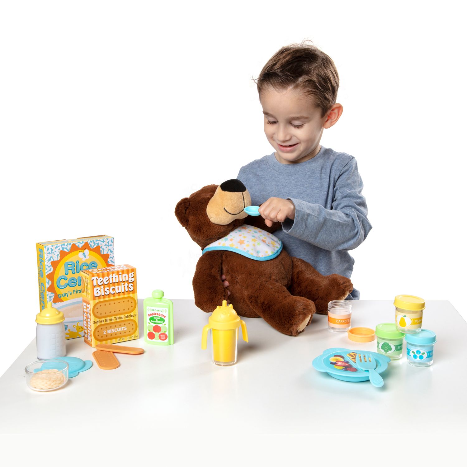 Игровой набор Melissa & Doug Mine to Love для кукол: кормление, 24 предмета — фото 3