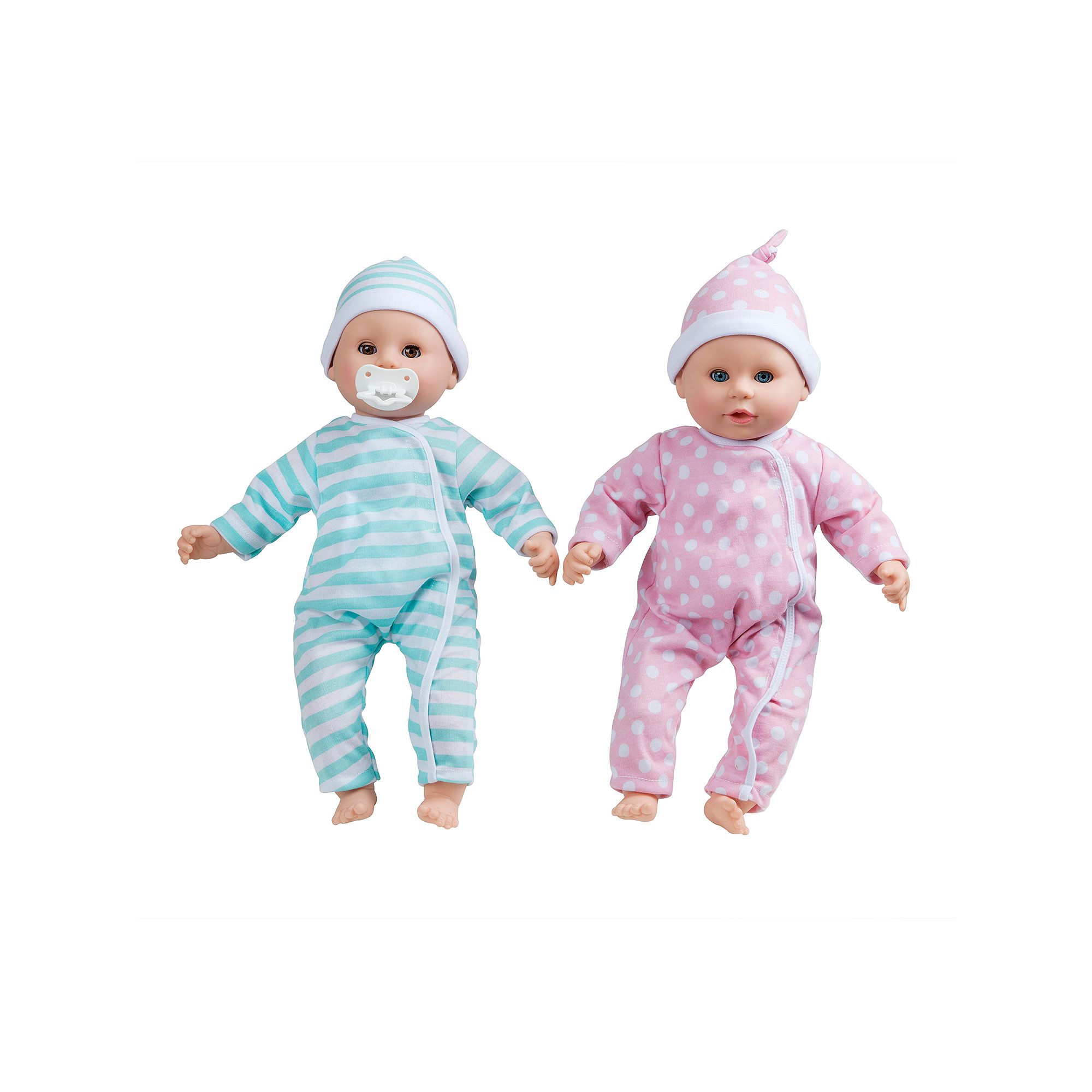 Melissa & Doug Mine to Love Twins Luke & Lucy 15 in. Boy and Girl Baby Doll