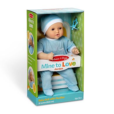 Melissa & Doug Mine to Love Jordan 12 Inch Baby Doll