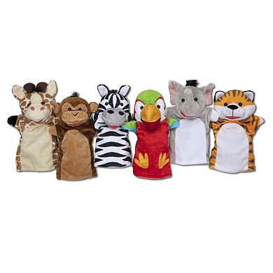 Melissa & Doug Safari Buddies Hand Puppets Set