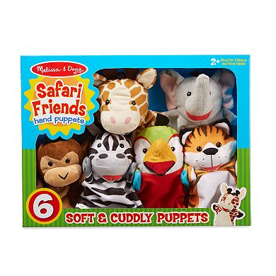 Melissa & Doug Safari Buddies Hand Puppets Set