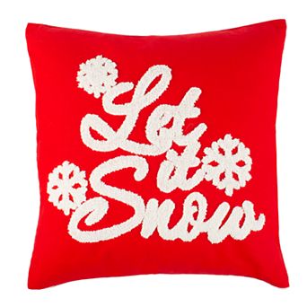 Safavieh Let It Snow Pillow