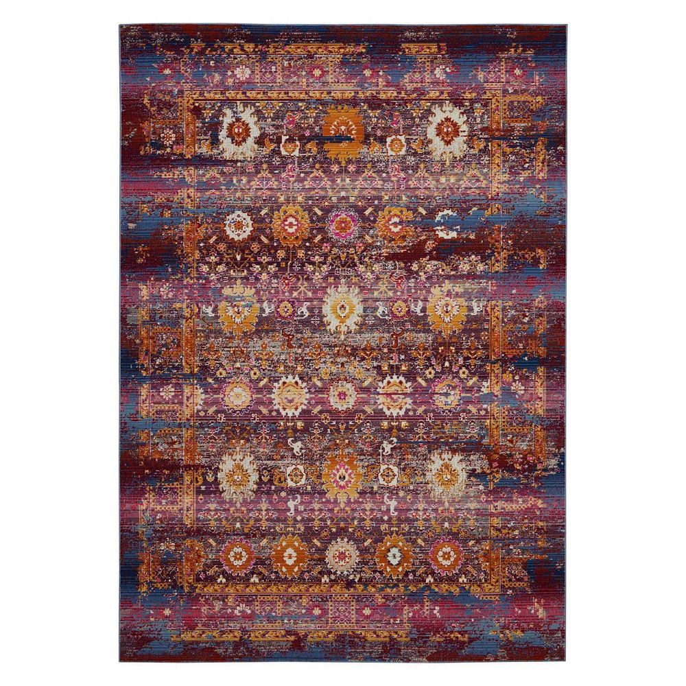 Nourison Vintage Kashan Multicolor Boho Area Rug