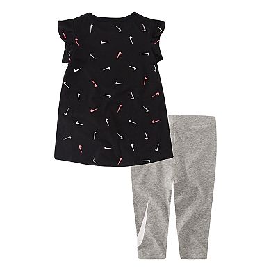 Toddler Girl Nike 2-piece Tunic Top & Capri Leggings Set