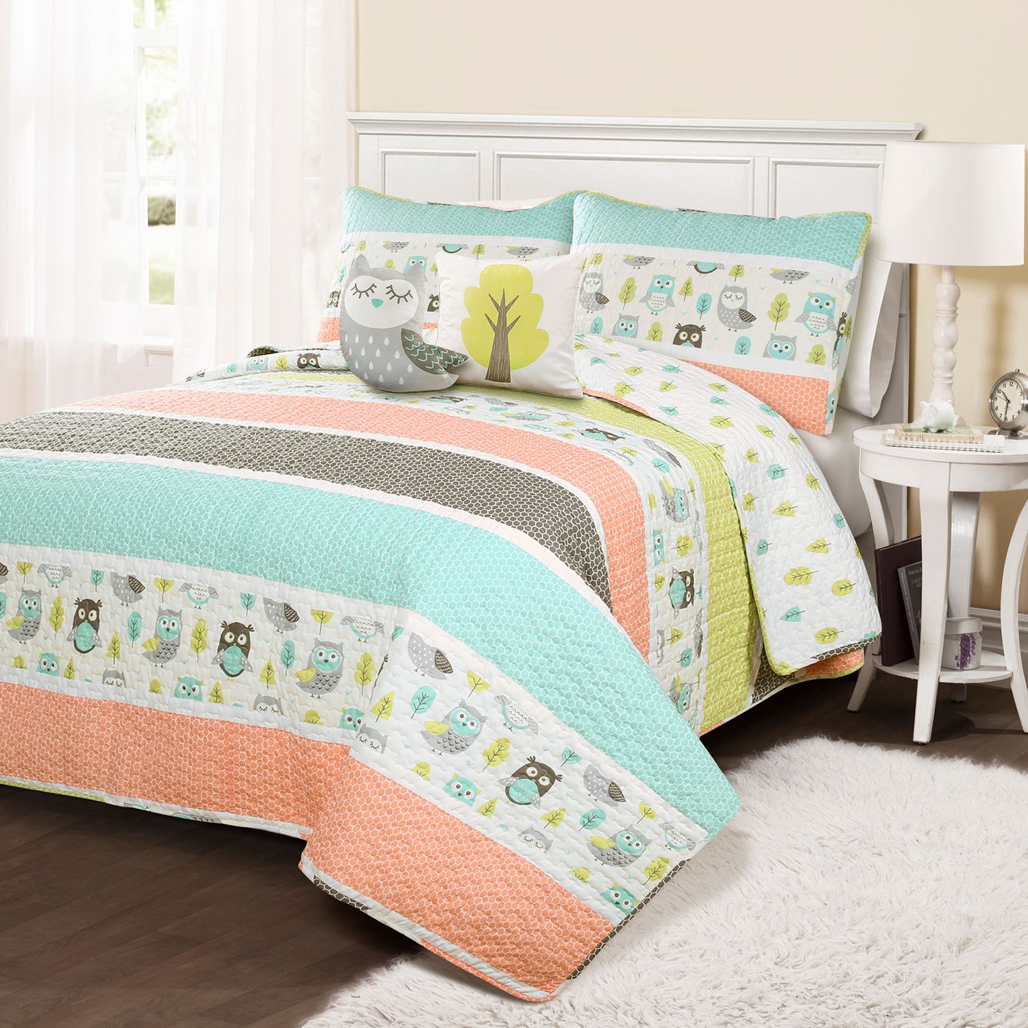 lush decor whale quilt set