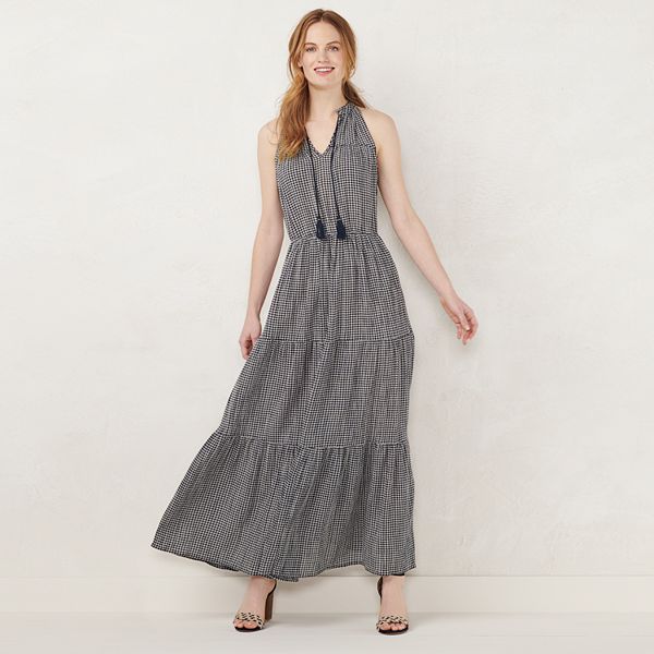 Lauren conrad halter maxi dress hotsell
