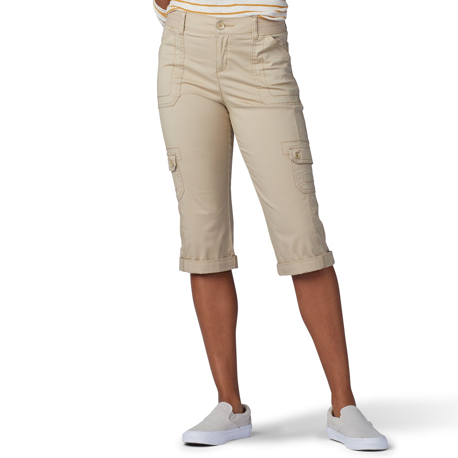 kohl's lee petite capris