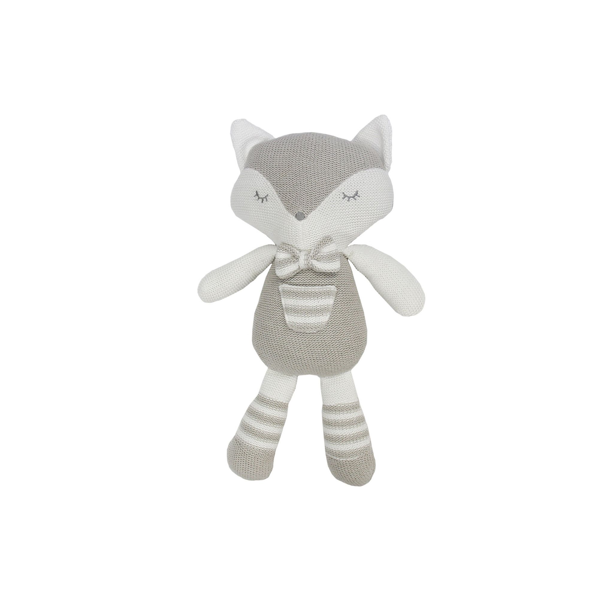 Living Textiles Baby Plush Animal Toy, Fox