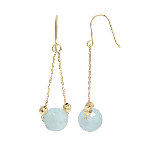 Kohls aquamarine earrings outlet