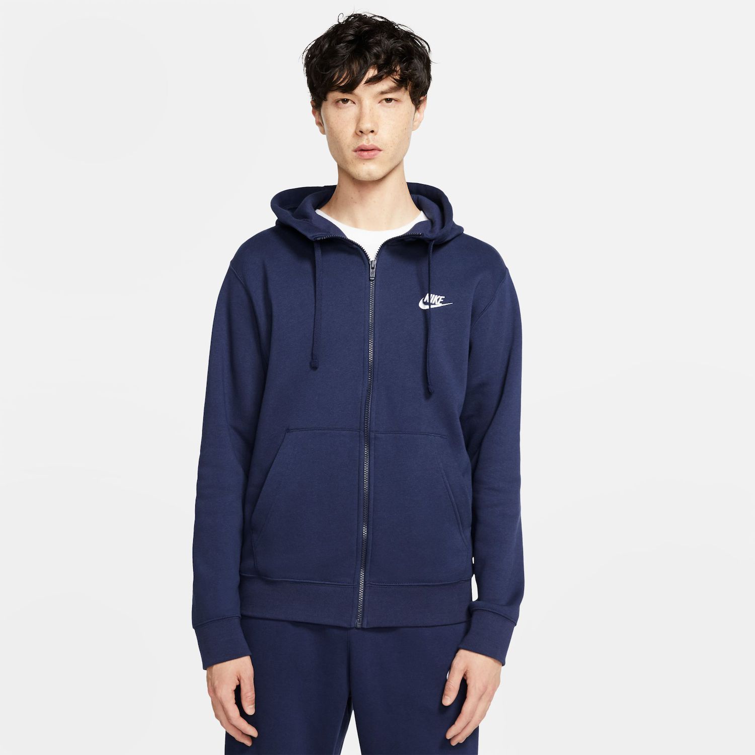 nike hoodie mens navy blue