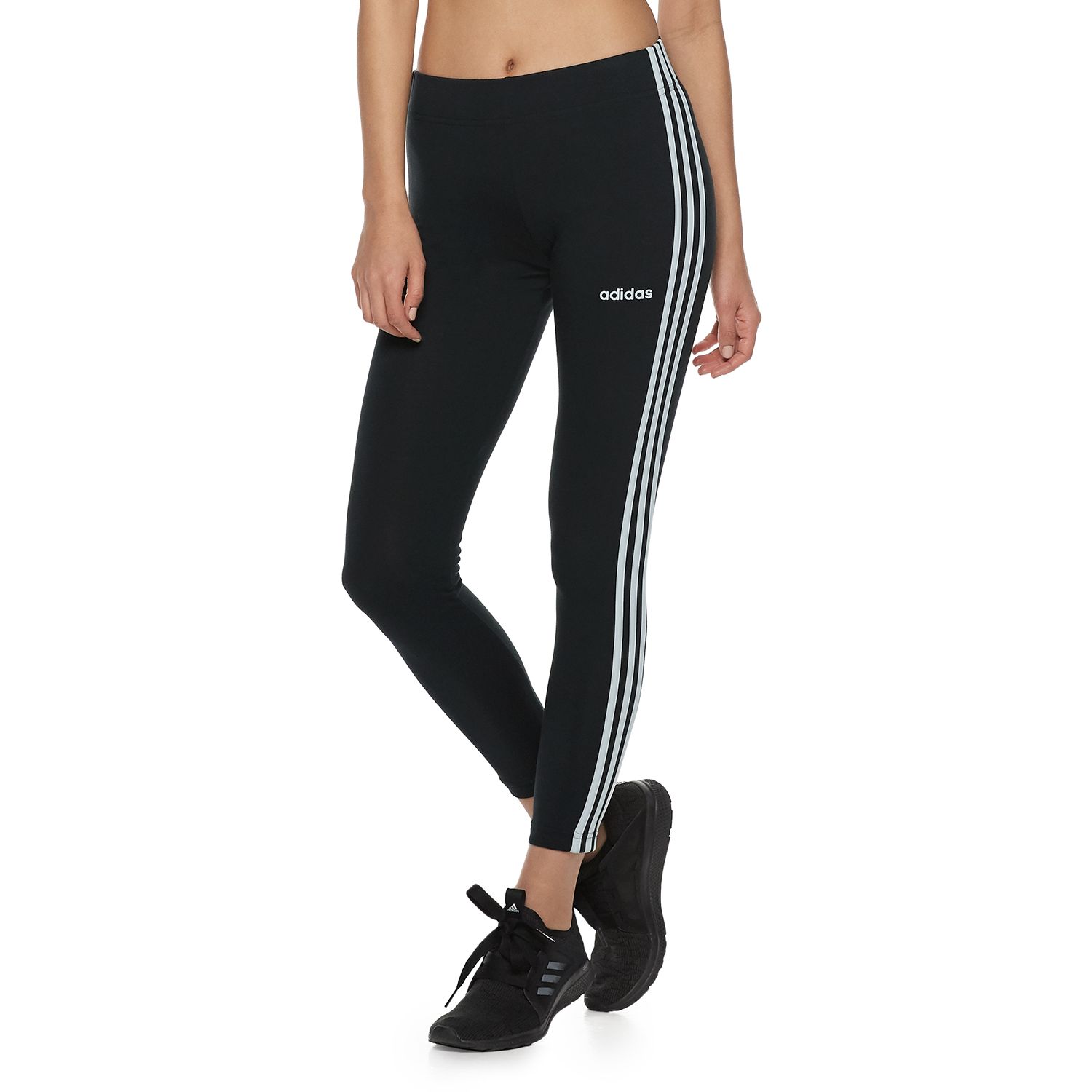 adidas essential 3 stripe leggings ladies