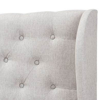 Baxton Studio Cadence Button Tufted Headboard