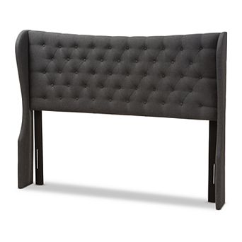 Baxton Studio Cadence Button Tufted Headboard