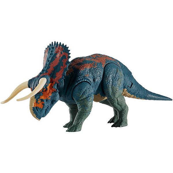 Mattel Jurassic World Dual Attack Nasutoceratops - roblox dinosaur world group