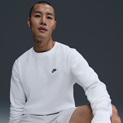 Blue nike crew neck sweatshirt sale