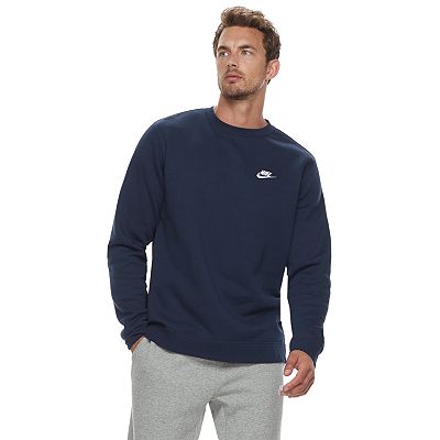 Mens nike fleece crew hotsell