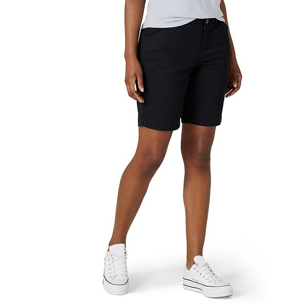Petite Lee® Regular Fit Chino Bermuda Shorts