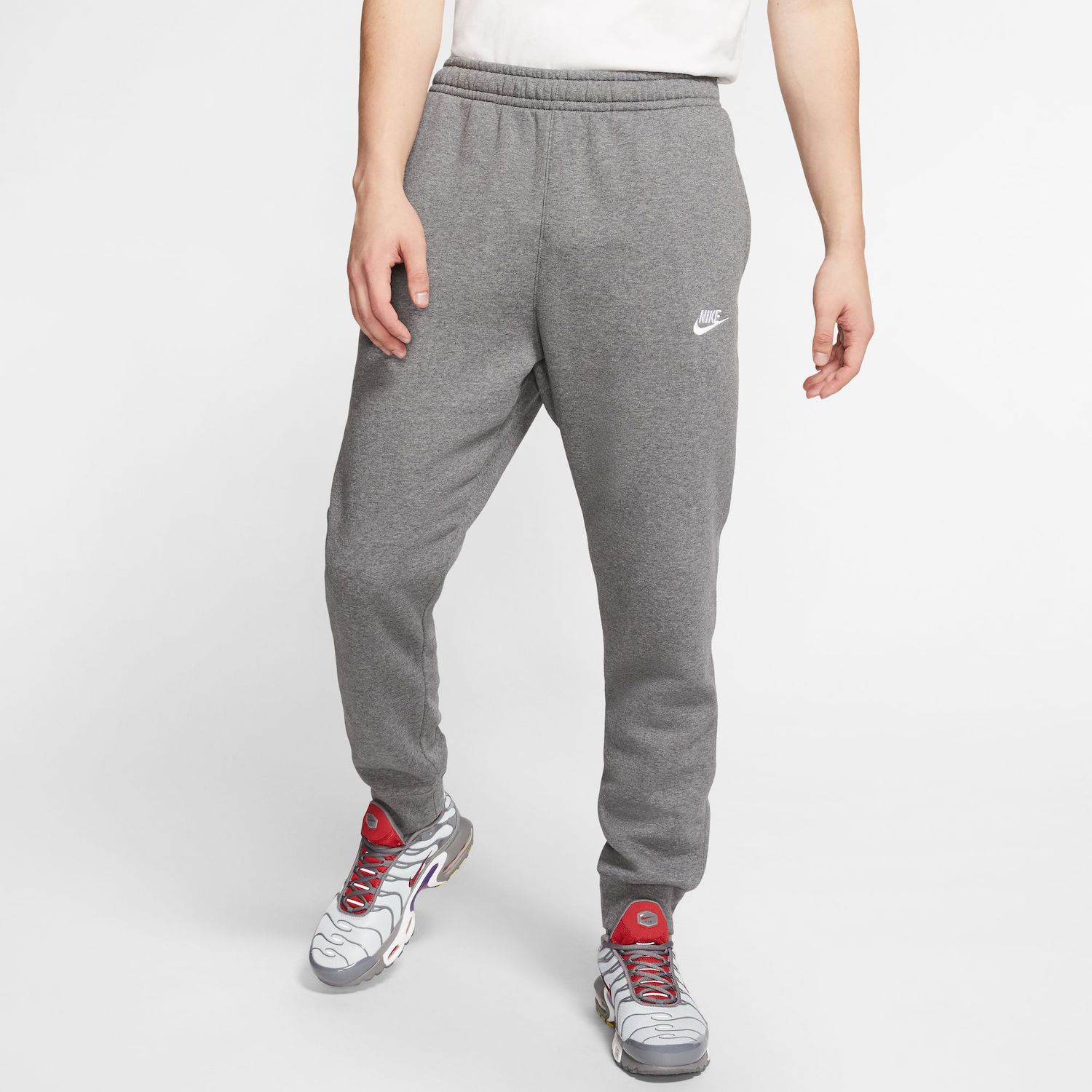 black and grey nike joggers
