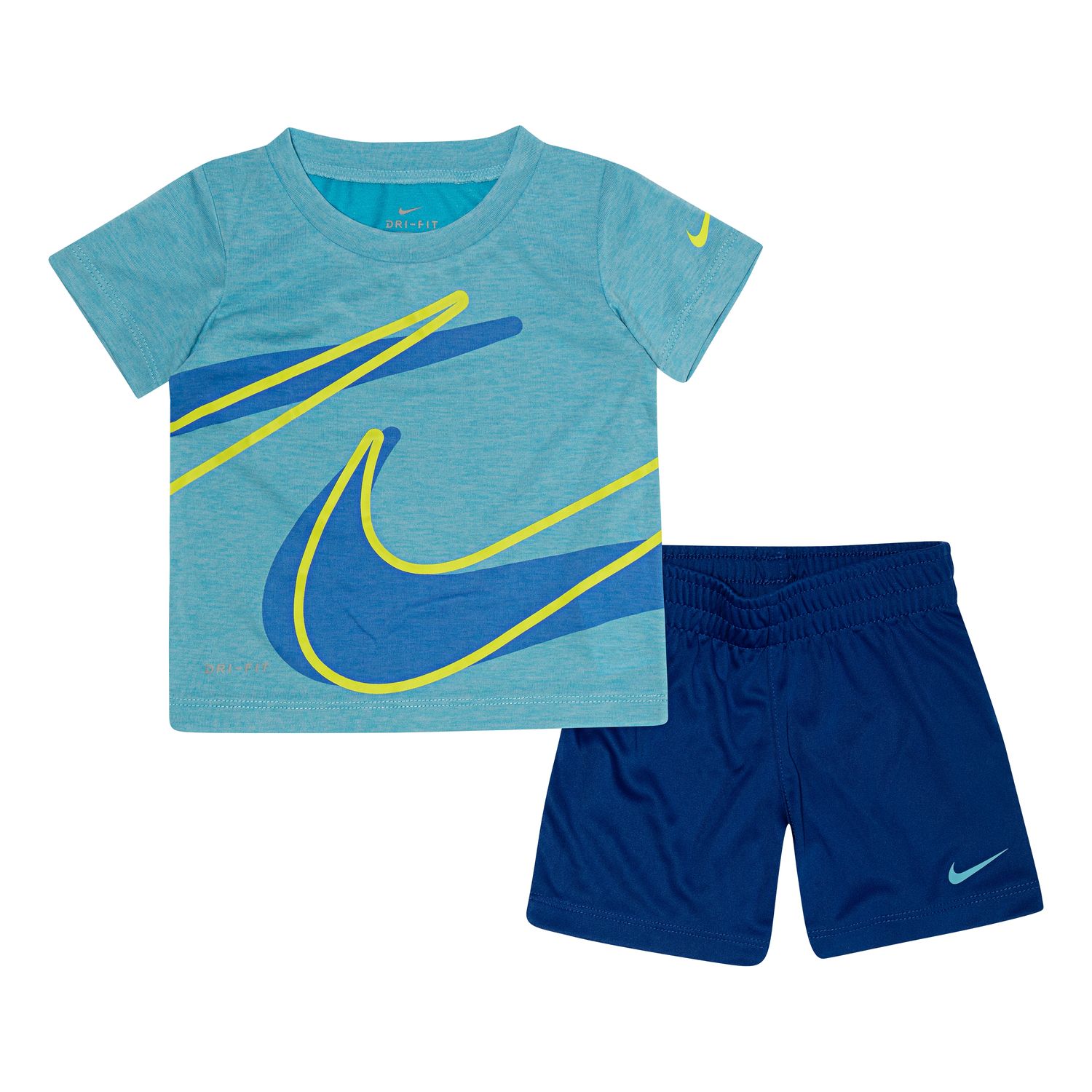 baby boy nike t shirt and shorts