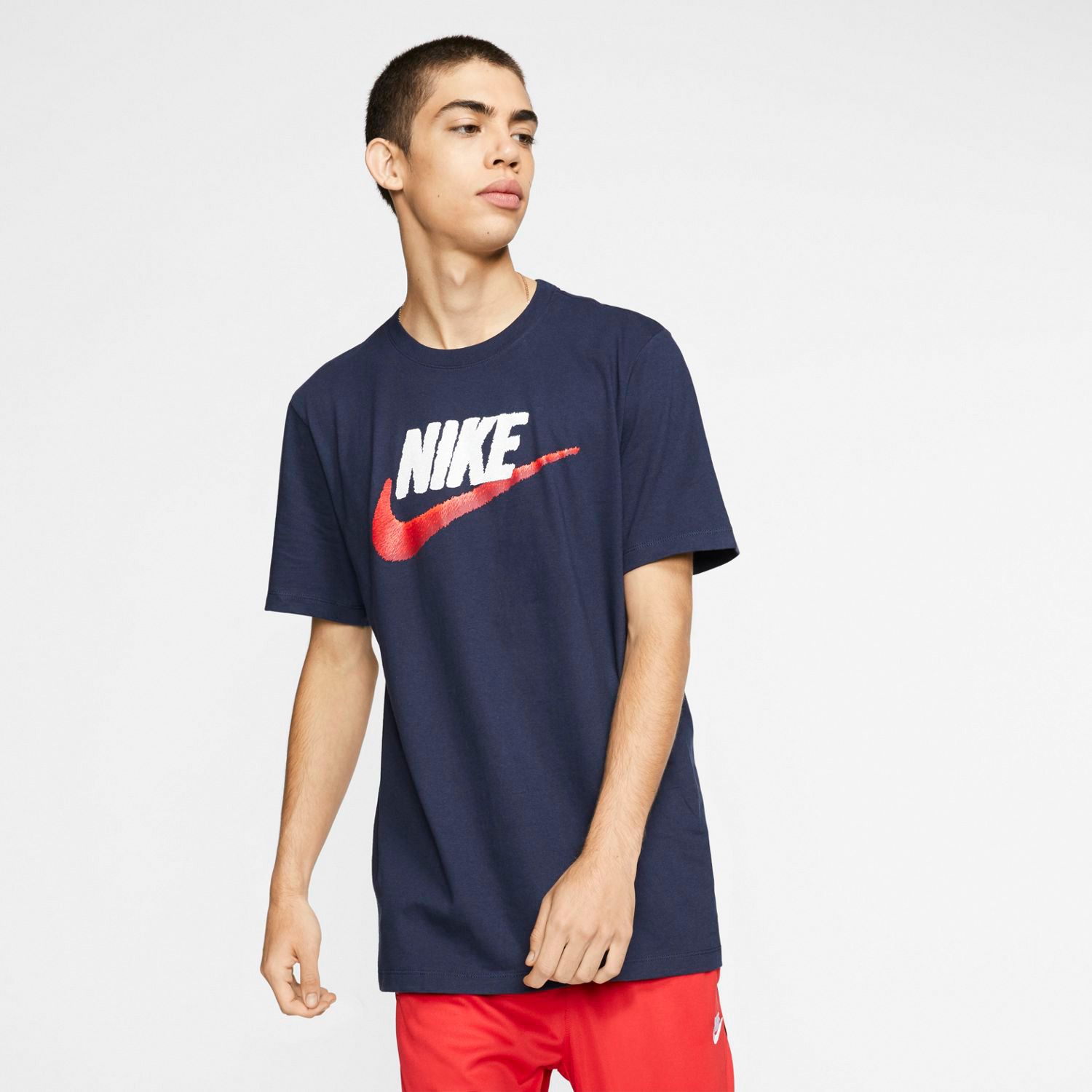 navy nike shirt