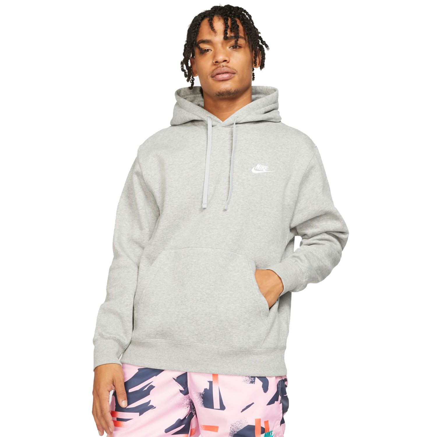 grey pullover hoodie men's