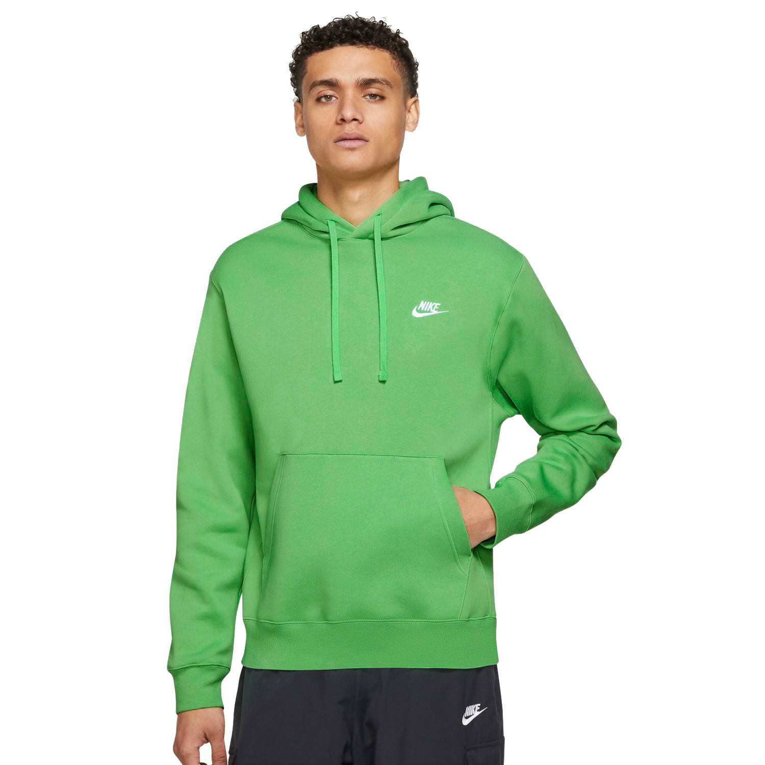 olive green nike hoodie