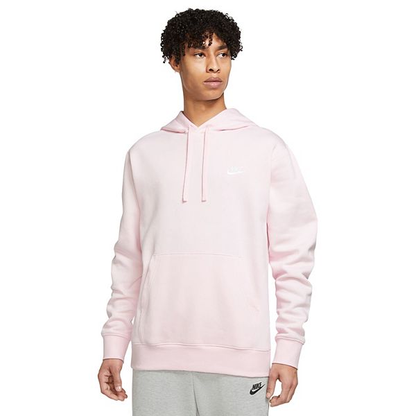 Men's Nike Sportswear Club Fleece Pullover Hoodie - Pink Foam (S)