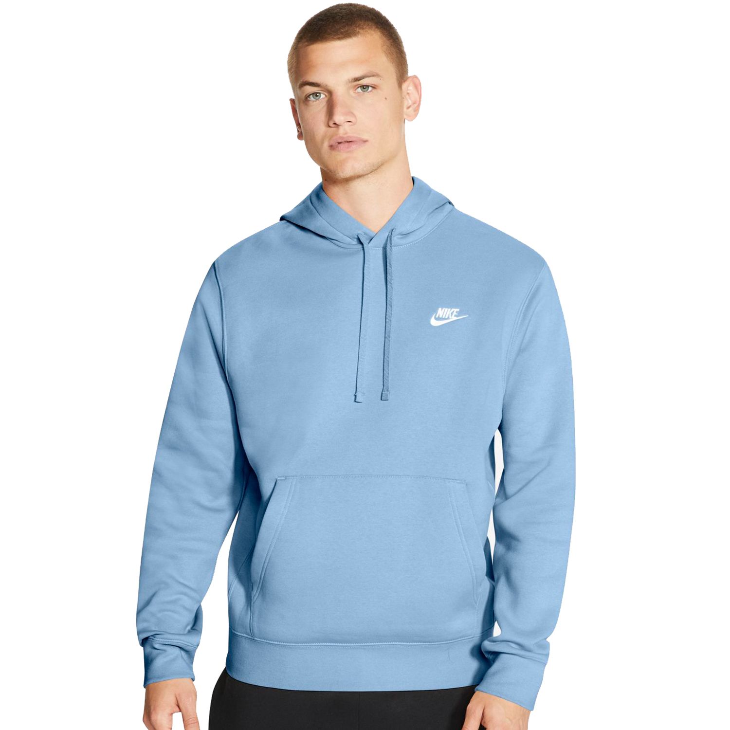 light blue nike pullover