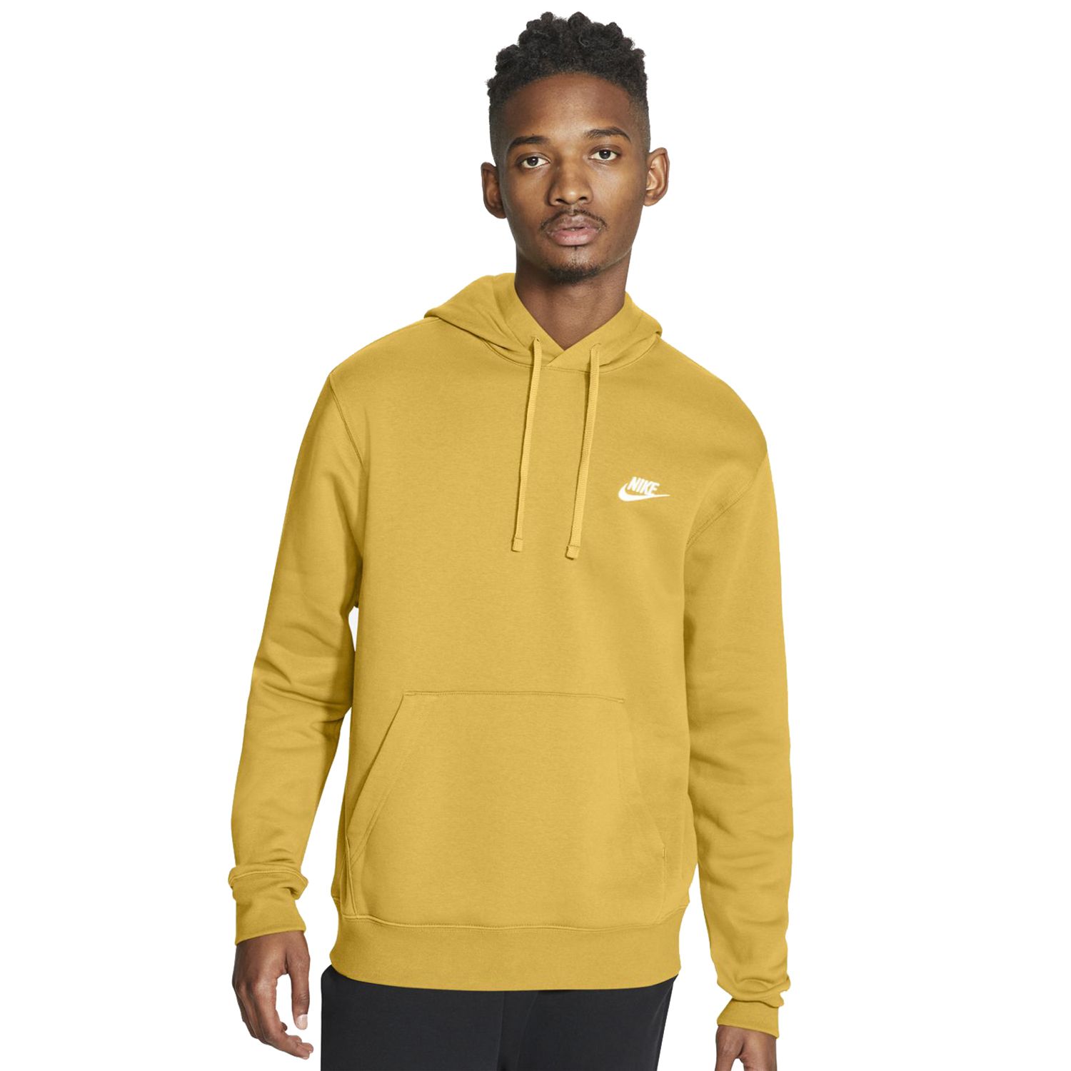 nike hoodie men yellow