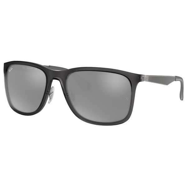 Ray-Ban RB4313 58mm Square Mirrored Gradient Sunglasses