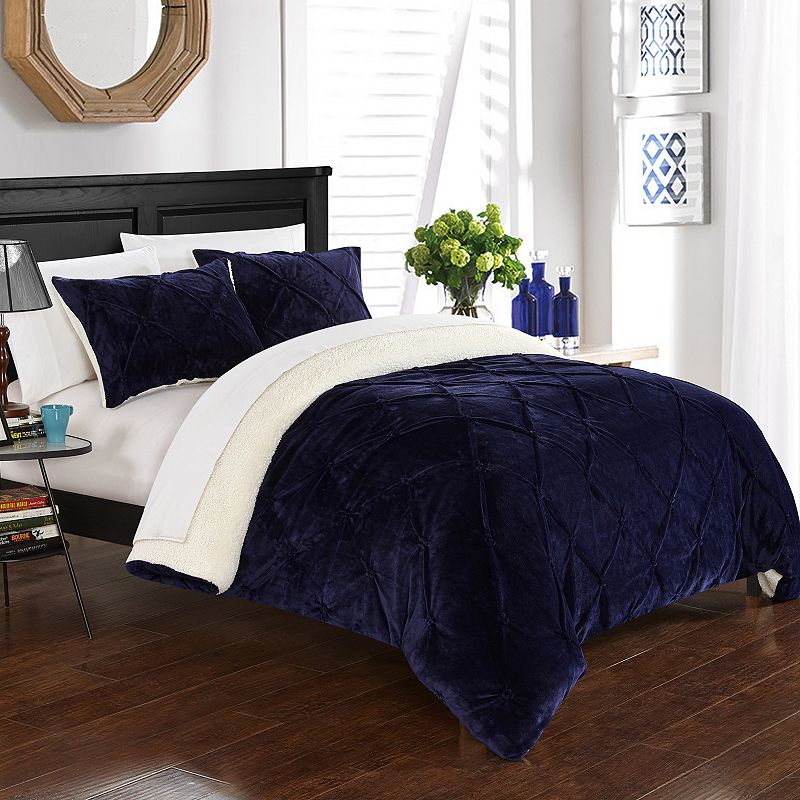 Chic Home Josepha Comforter Set, Blue, Queen