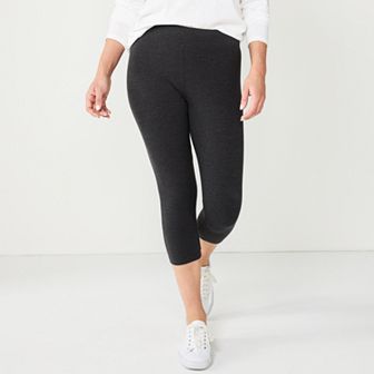Women's Sonoma Goods For Life® Wide-Waistband Capri Leggings