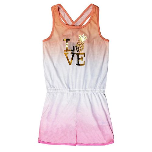 Girls 4 16 Jelli Fish Romper Pajamas