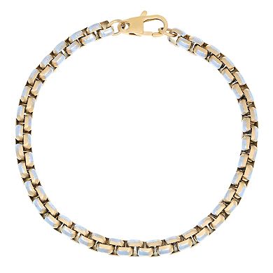 Men's LYNX Stainless Steel Ion-Plated Chain Bracelet