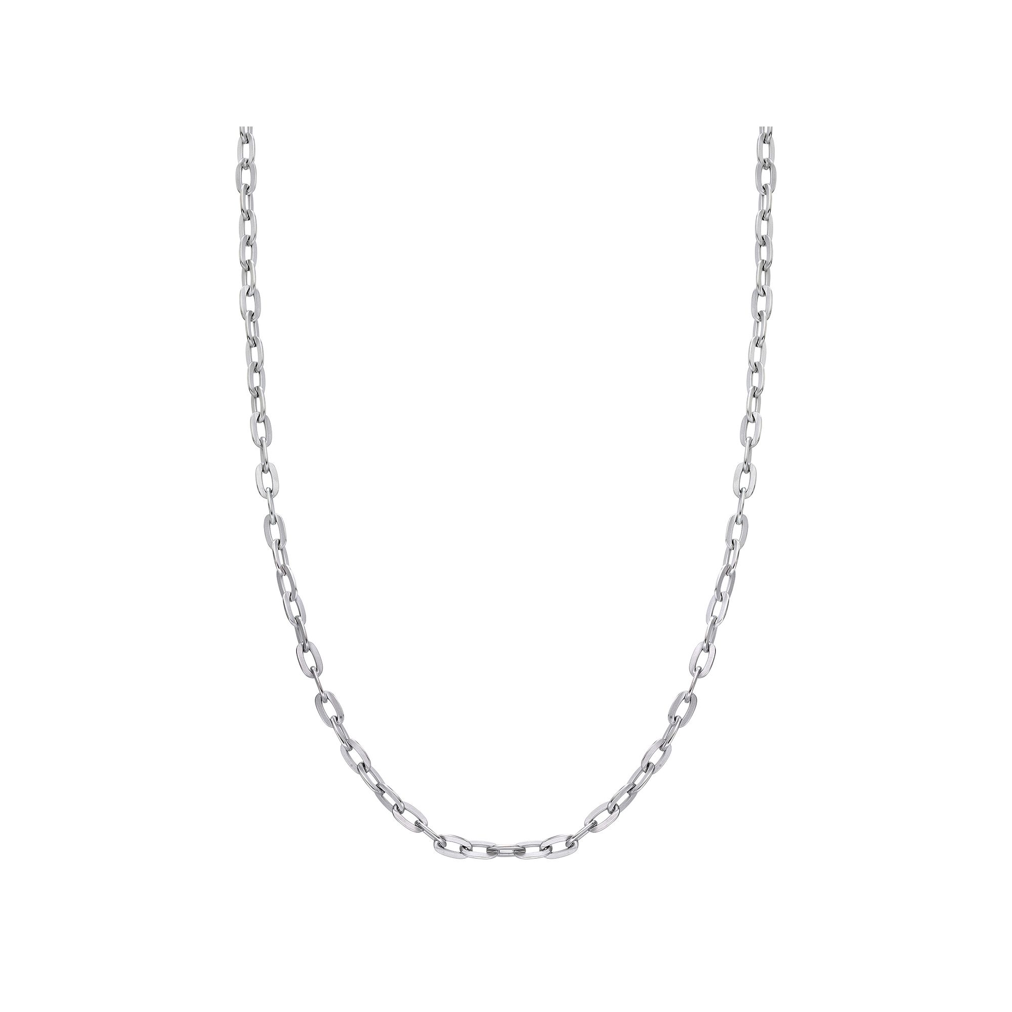 Mens LYNX Stainless Steel Chain Necklace, Size: 24