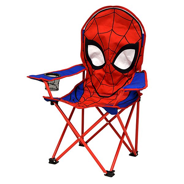 Brand New Spider-Man Kid's Camp Chair With Canopy 33.4 x 23.8 Inches Ages 3-8 