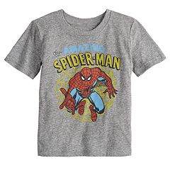 Boys Graphic T Shirts Kids Spider Man Tops Tees Tops - 