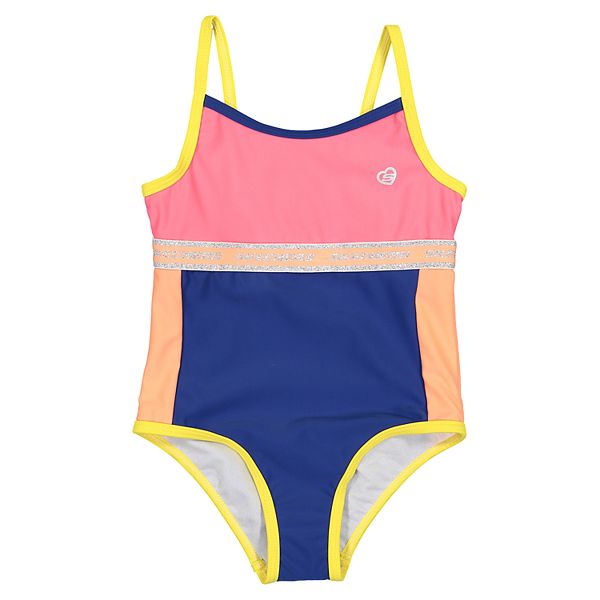 Toddler Girl Skechers Colorblock One-Piece Swimsuit
