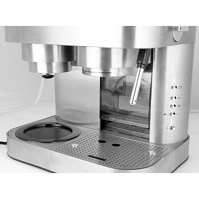 Espressione Stainless Steel Combination Espresso Machine & Coffee Maker