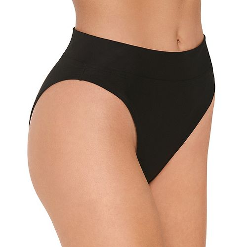 Juniors' Cheeky Hiwaist Swimsuit Bottom