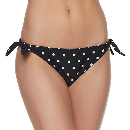Mix and Match Side Tie Hipster Bikini Bottoms