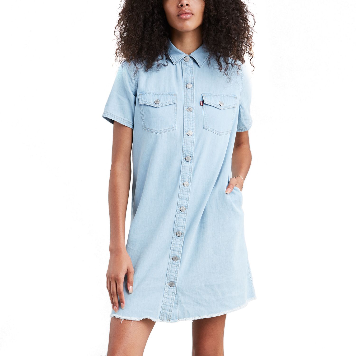 levi's womens shirt dress