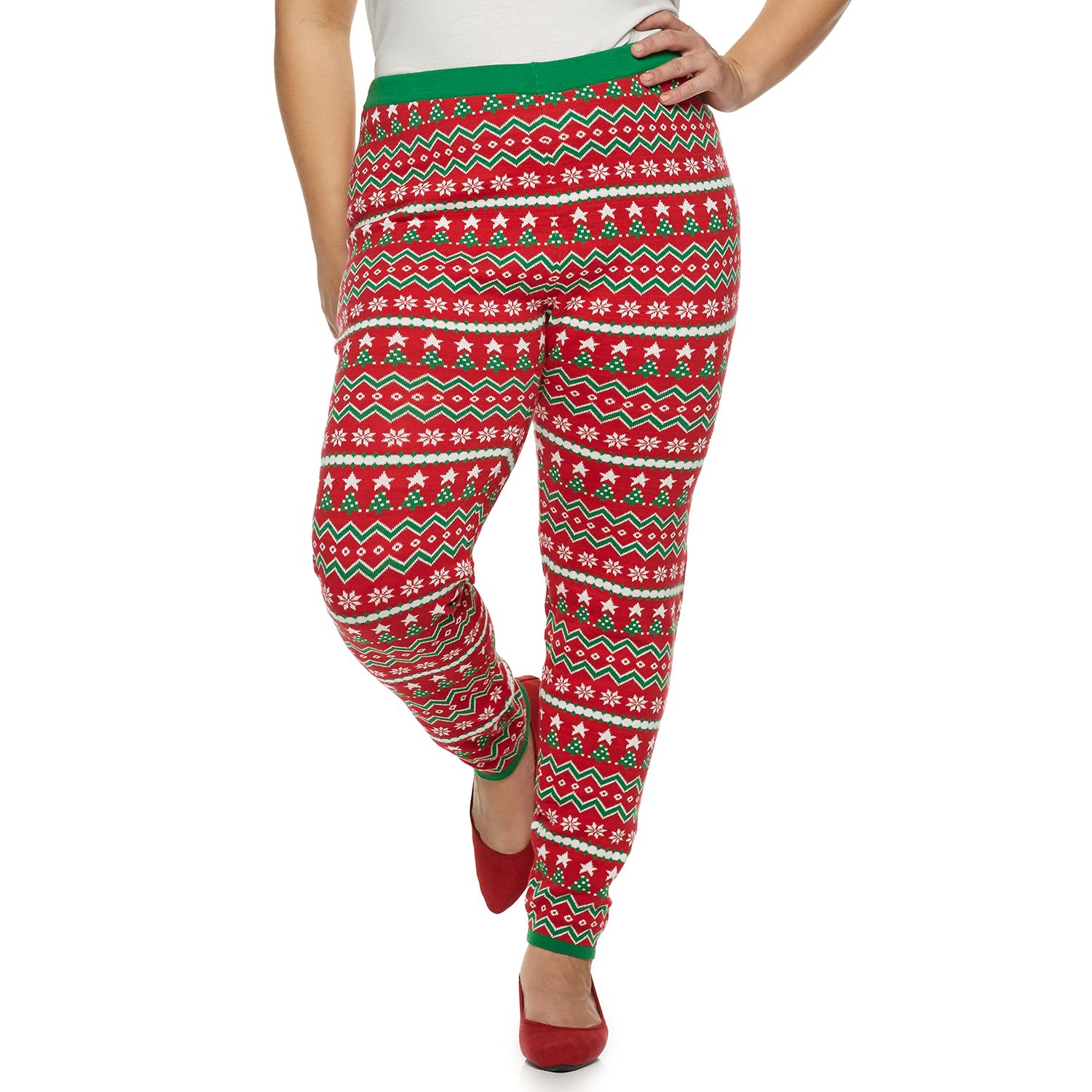 kohls christmas leggings