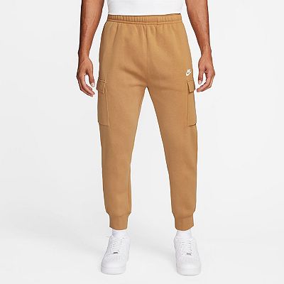 Nike men's cargo pocket fleece pants deals