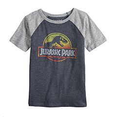 Graphic T Shirts Kids Jurassic Park Tops Tees Tops Clothing - boys 4 12 jumping beans jurassic park logo raglan graphic tee