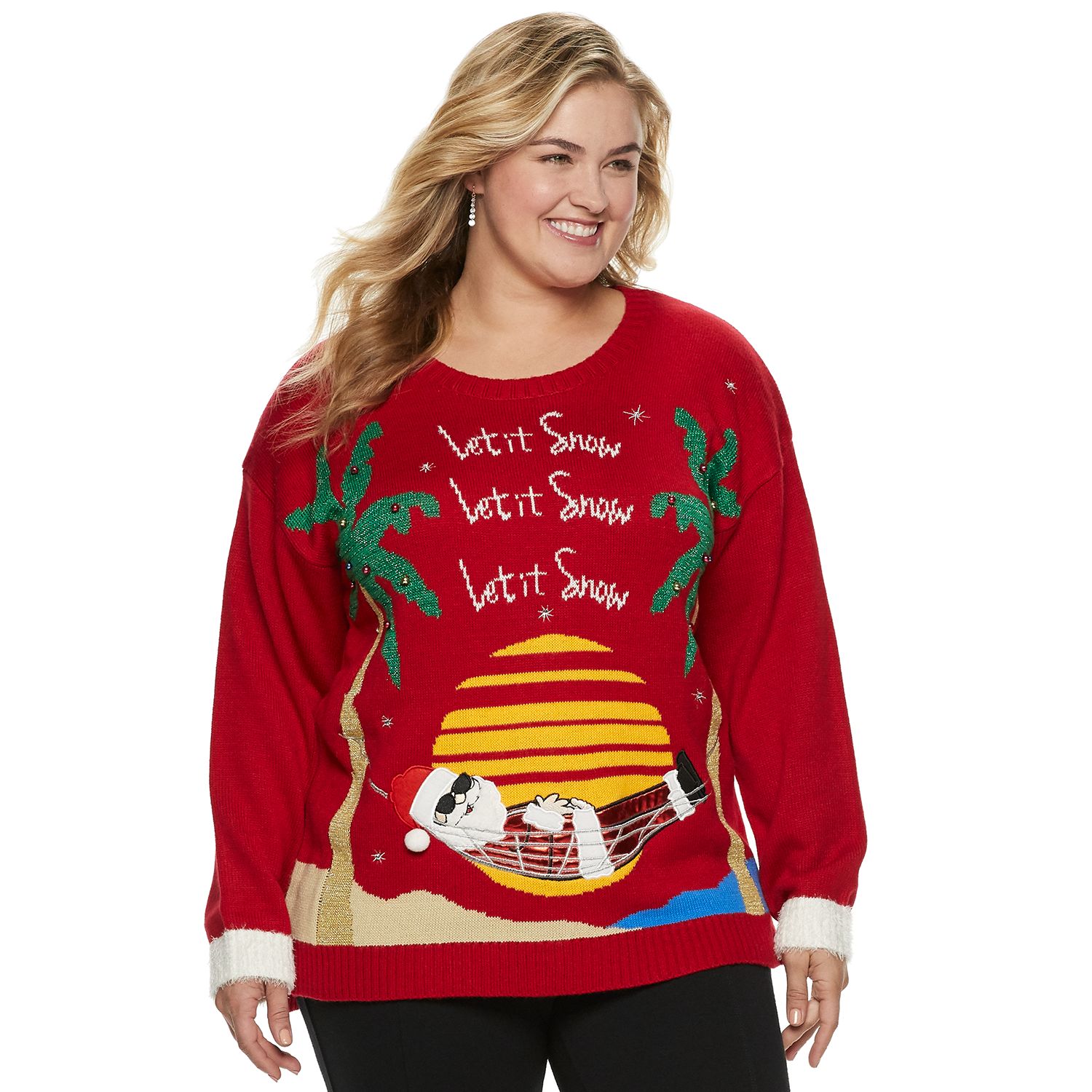 women's plus size holiday sweaters