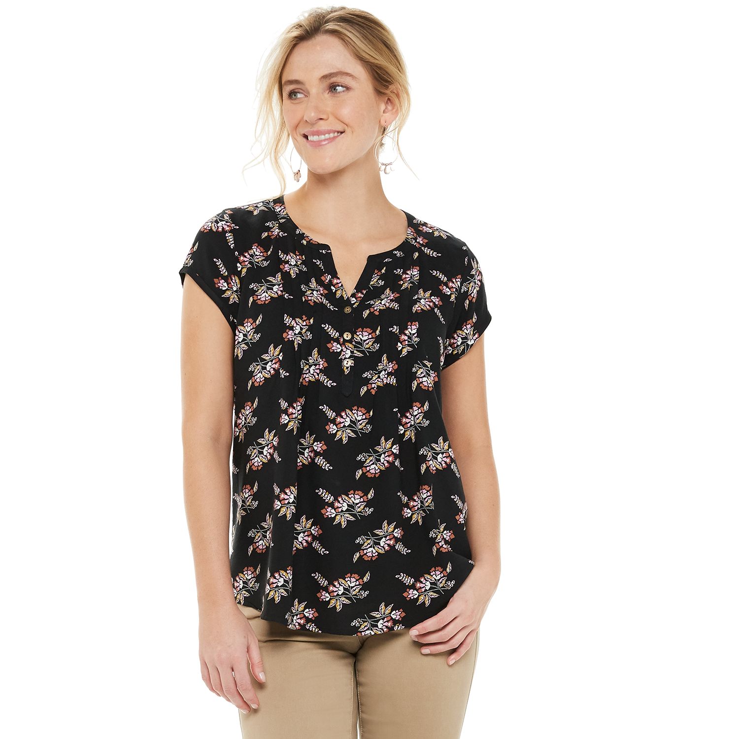 kohls ladies dressy tops