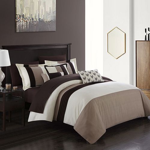 chic home brooklyn duvet set plu