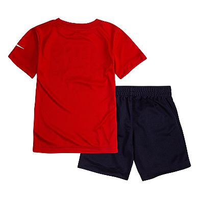 Toddler Boy Baseball Logo Graphic Tee & Shorts Set